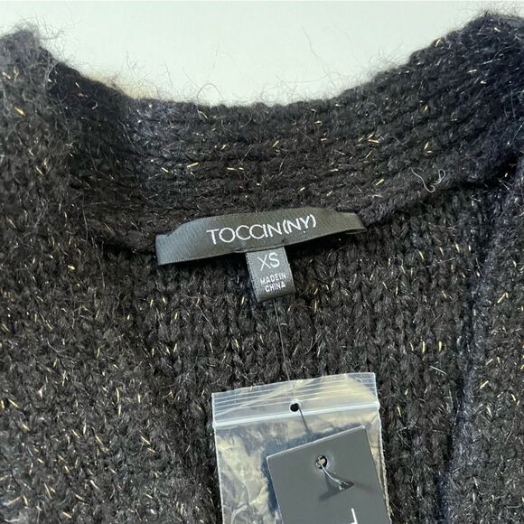 🖤 TOCCIN *Black* Camille Popcorn Cardigan Coat - Picture 11 of 14